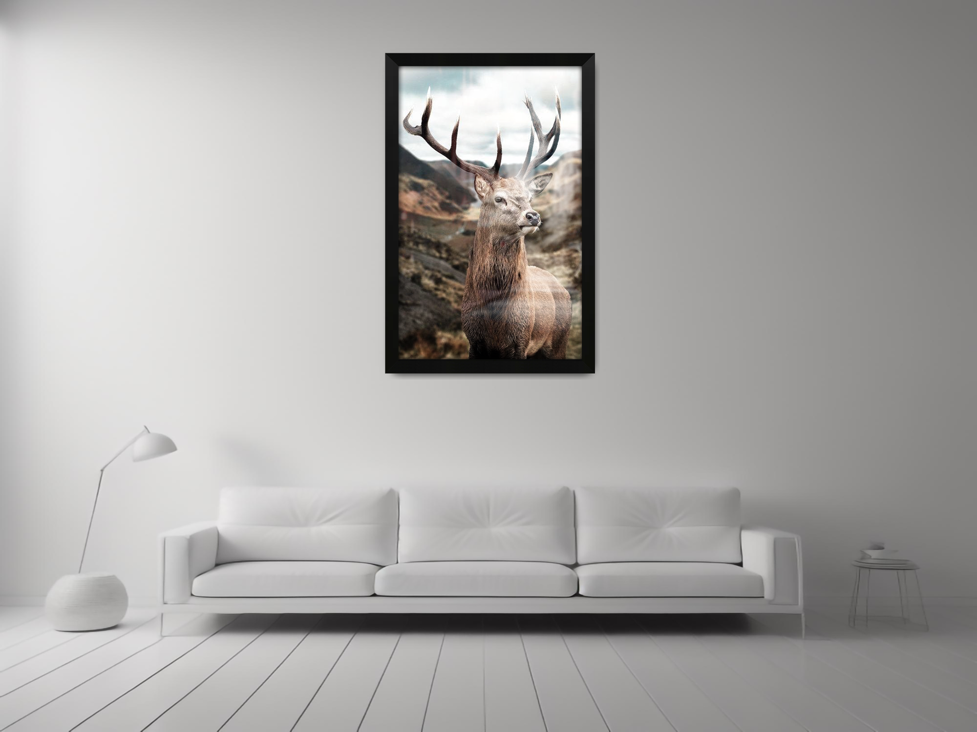 ( 75 x 100 CM ) / 40 x 30 Inch  |  Art Frames - MDF
 -  [ Matt Black ]