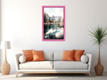 ( 75 x 100 CM ) / 40 x 30 Inch  |  Frames - MDF
 -  [ Pink ]