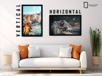 ( 80 x 100 CM ) / 40 x 32 Inch  |  Certificate Frames - MDF
 -  [ Black ]