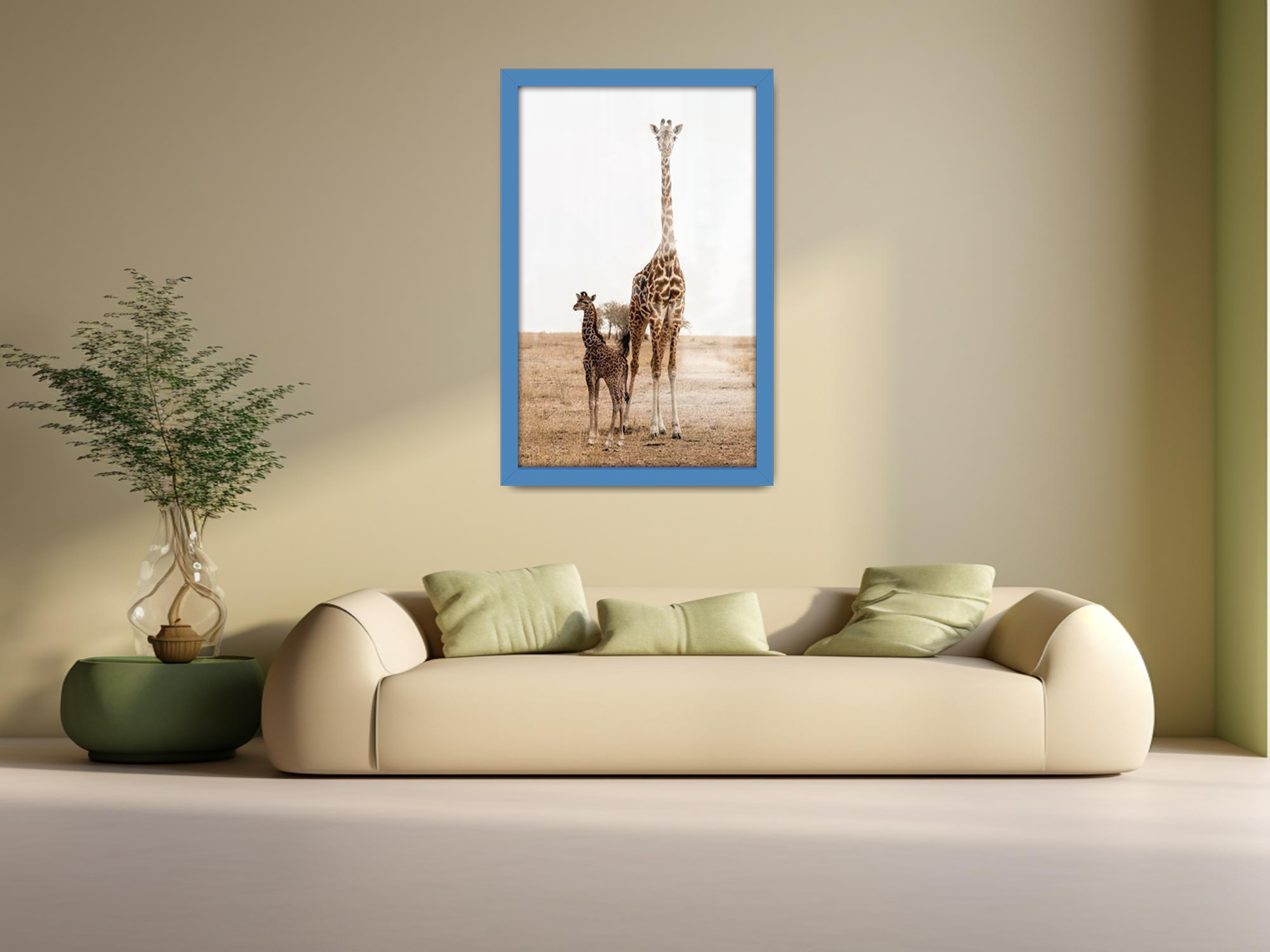 ( 80 x 100 CM ) / 40 x 32 Inch  |  Photo Frames - MDF
 -  [ Blue ]