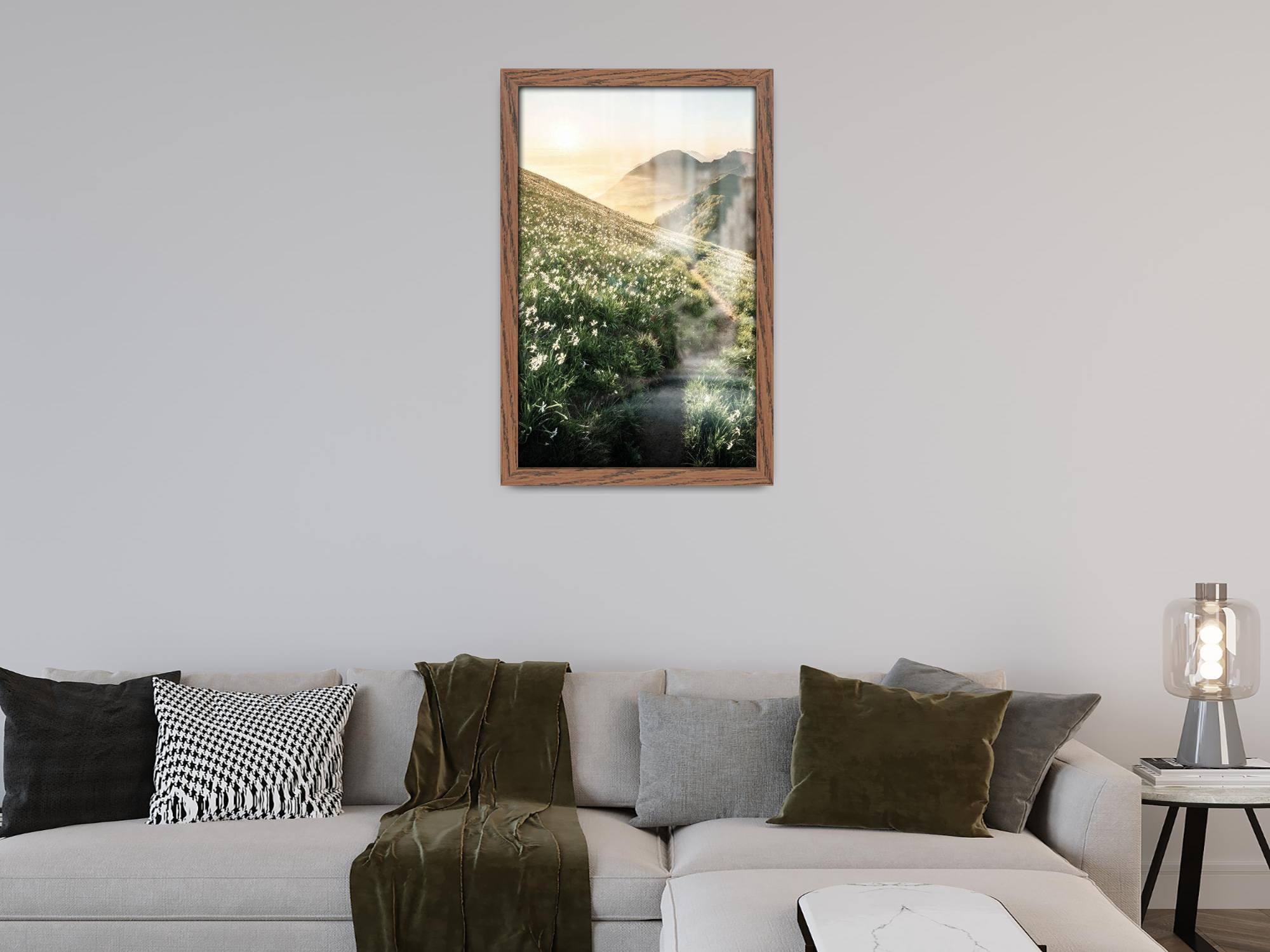 ( 80 x 100 CM ) / 40 x 32 Inch  |  Photo Frames - MDF
 -  [ Dark Oak ]