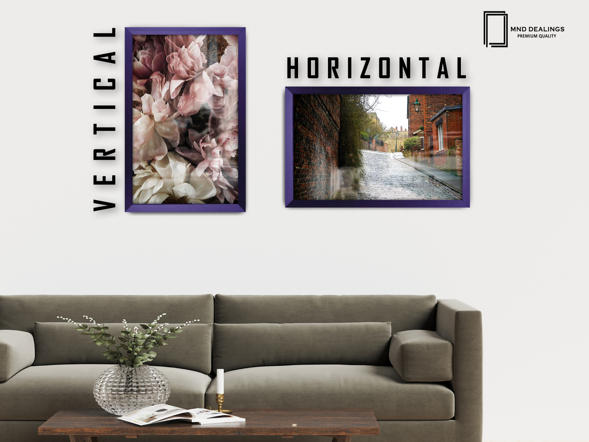 ( 80 x 100 CM ) / 40 x 32 Inch  |  Certificate Frames - MDF
 -  [ Purple ]