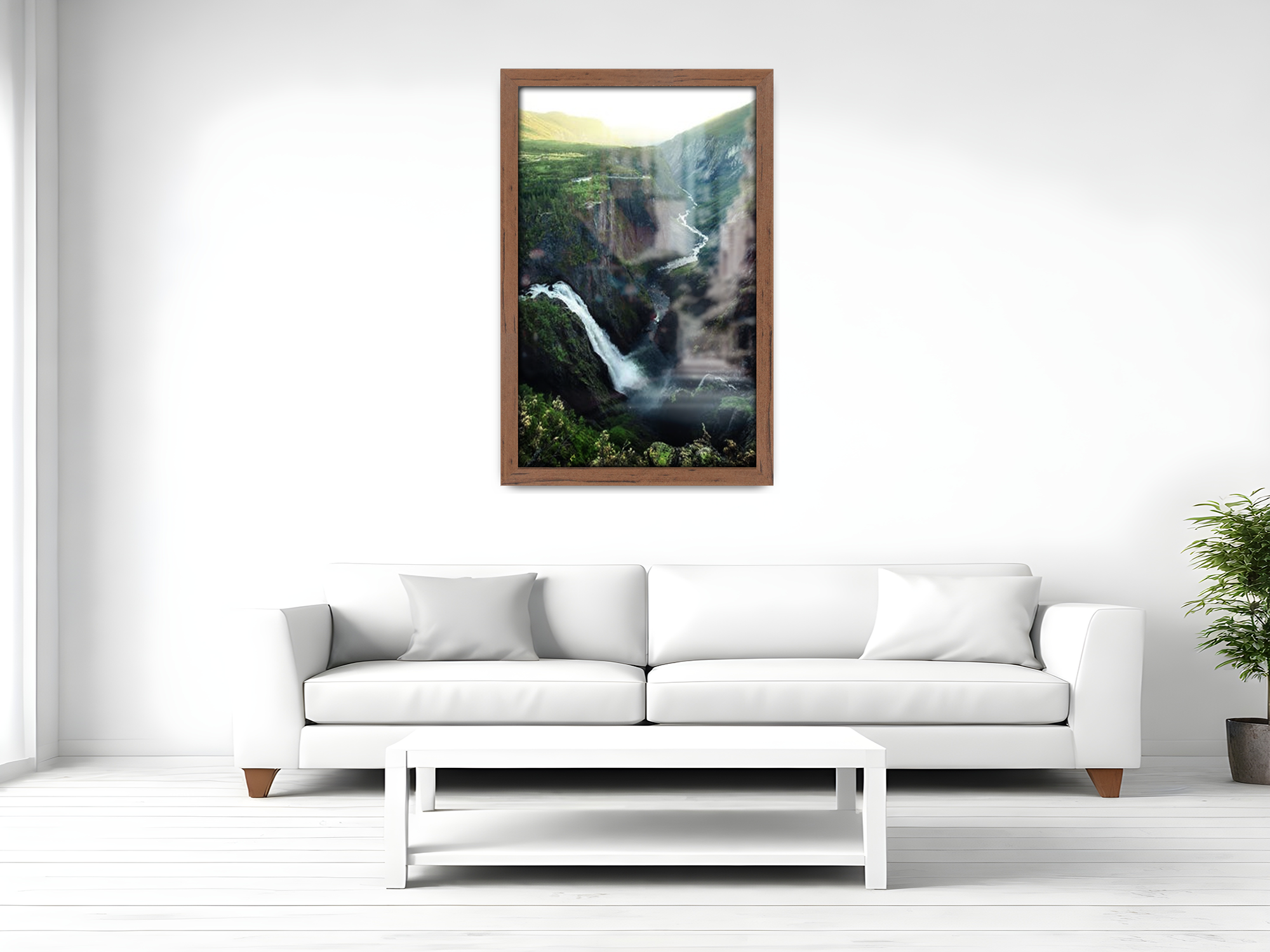 ( 80 x 100 CM ) / 40 x 32 Inch  |  Display Frame - MDF
 -  [ Walnut ]