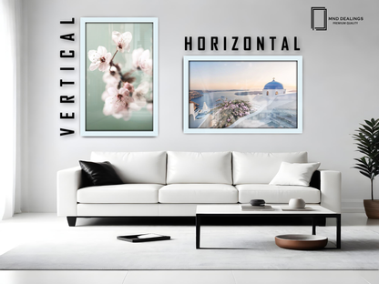 ( 80 x 100 CM ) / 40 x 32 Inch  |  Photo Frames - MDF
 -  [ White ]