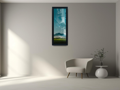 ( 80 x 40 CM ) / 32 x 16 Inch | Picture Frames - MDF
 -  [ Black ]