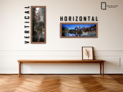 ( 80 x 40 CM ) / 32 x 16 Inch | Frames - MDF
 -  [ Dark Oak ]