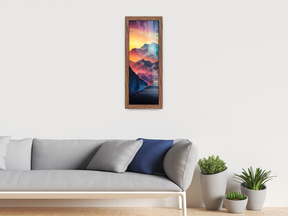 ( 80 x 40 CM ) / 32 x 16 Inch | Frames - MDF
 -  [ Dark Oak ]