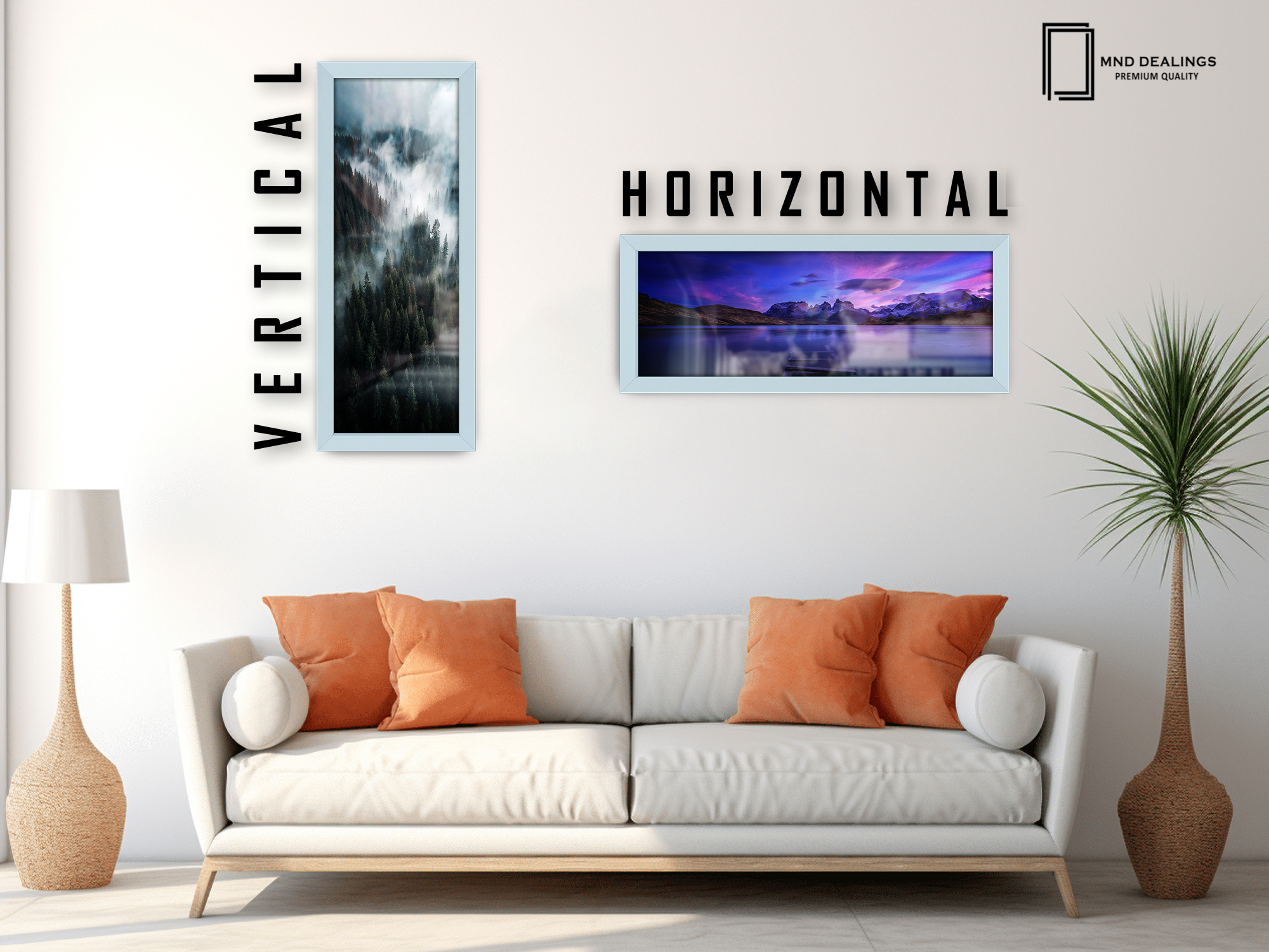 ( 80 x 40 CM ) / 32 x 16 Inch | Display Frame - MDF
 -  [ Light Grey ]