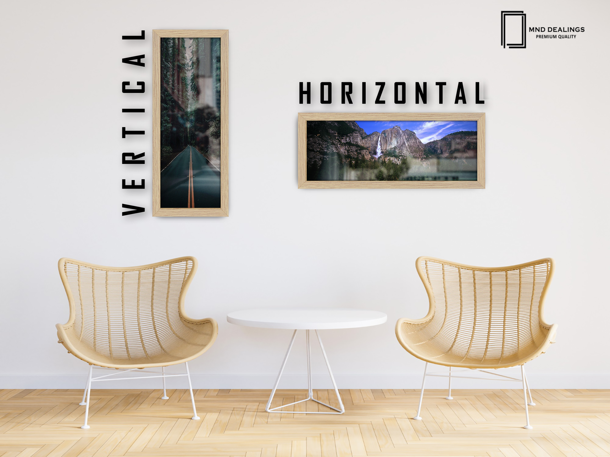 ( 80 x 40 CM ) / 32 x 16 Inch | Poster Frames - MDF
 -  [ Oak ]