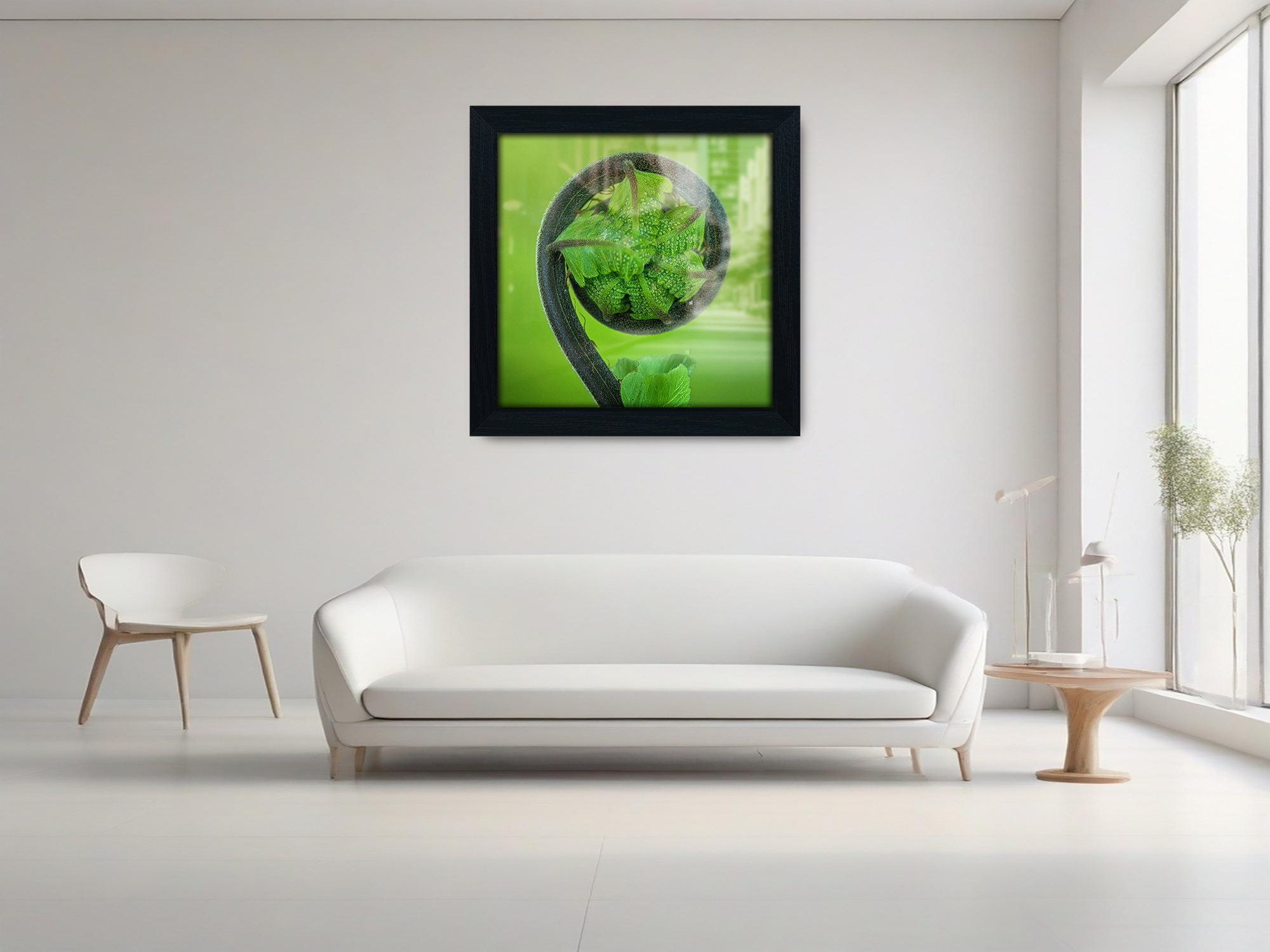 ( 80 x 80 CM ) / 32 x 32 Inch  |  Photo Frames - MDF
 -  [ Black ]