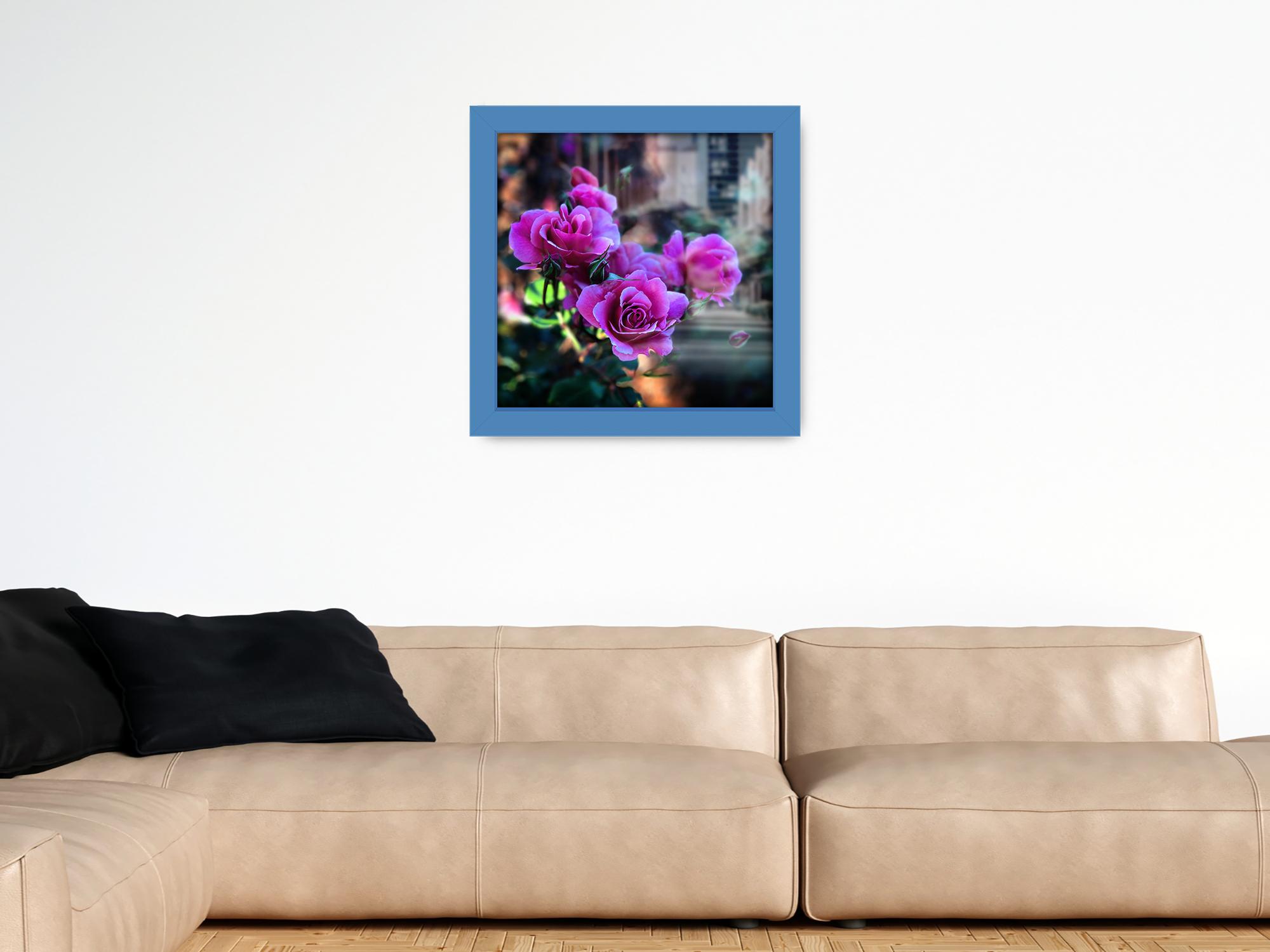 ( 80 x 80 CM ) / 32 x 32 Inch  |  Photo Frames - MDF
 -  [ Blue ]