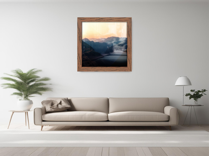 ( 80 x 80 CM ) / 32 x 32 Inch  |  Frames - MDF
 -  [ Dark Oak ]