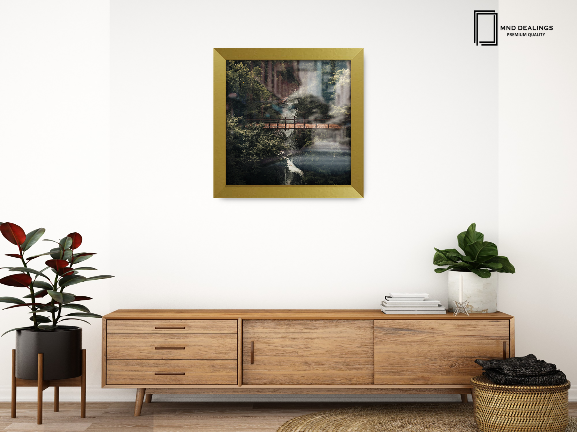 ( 80 x 80 CM ) / 32 x 32 Inch  |  Certificate Frames - MDF
 -  [ Gold ]