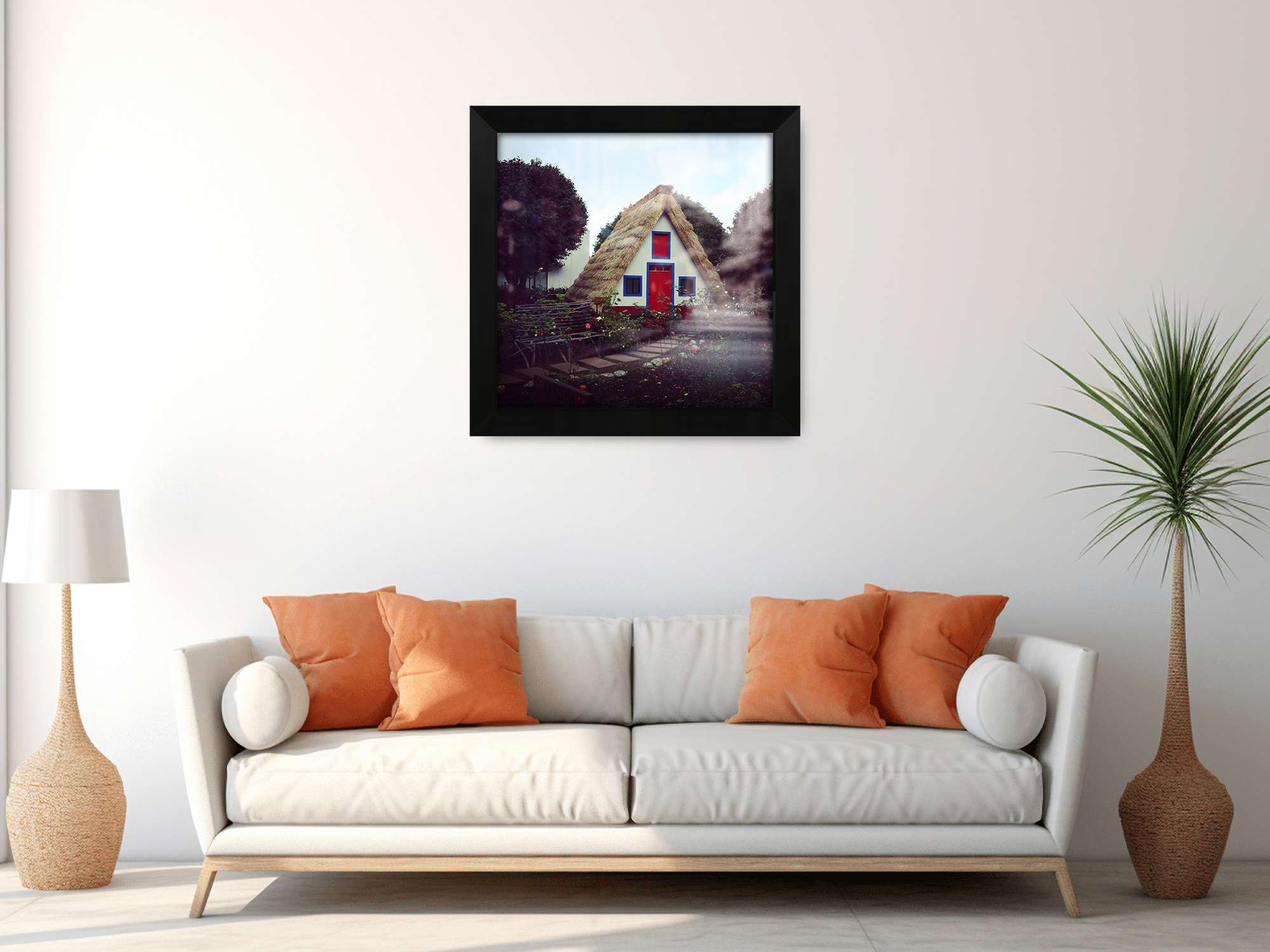 ( 80 x 80 CM ) / 32 x 32 Inch  |  Picture Frames - MDF
 -  [ Matt Black ]