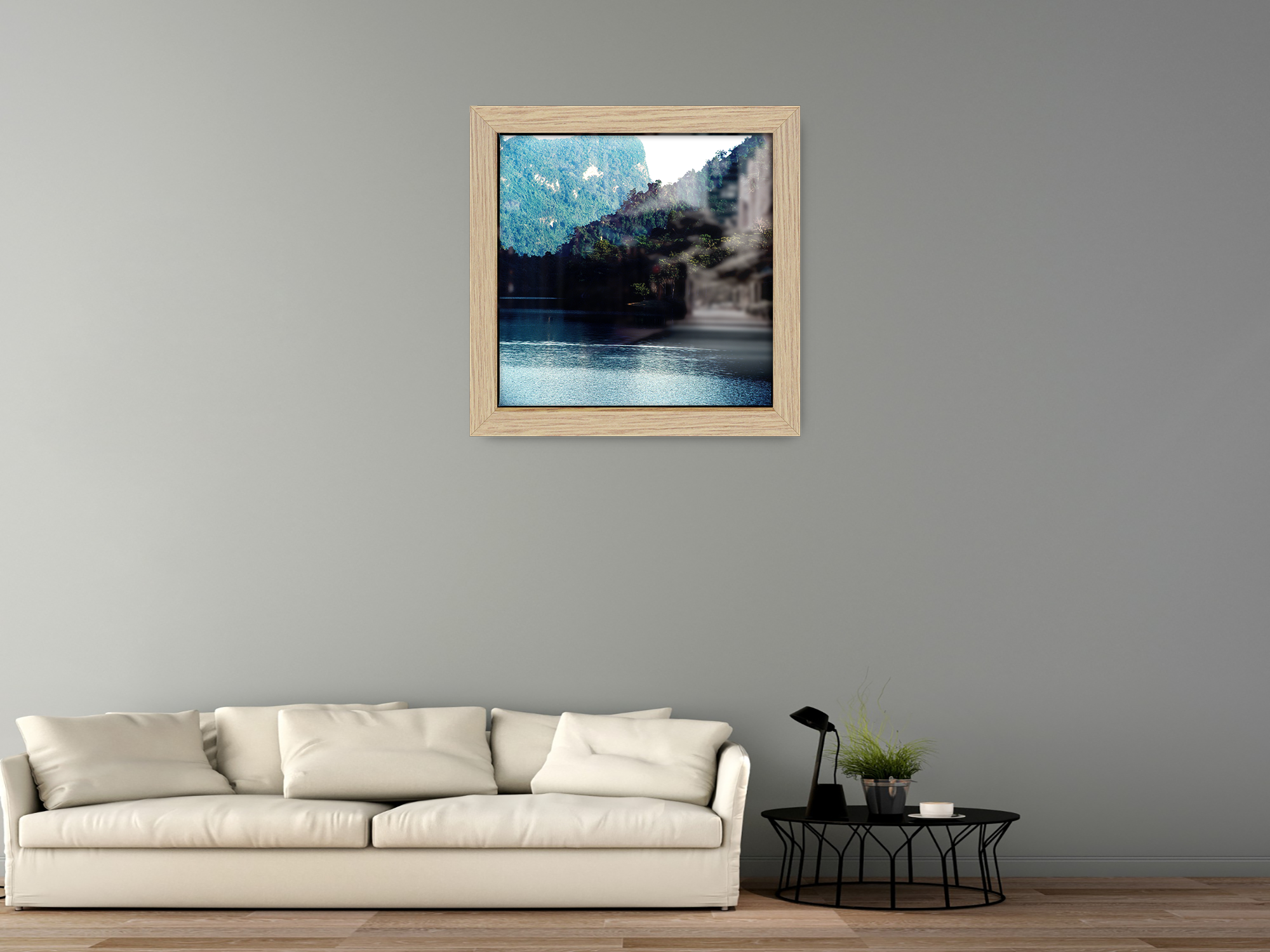 ( 80 x 80 CM ) / 32 x 32 Inch  |  Picture Frames - MDF
 -  [ Oak ]