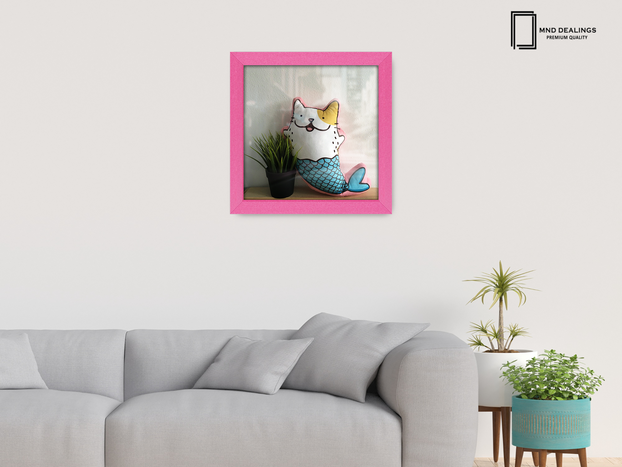 ( 80 x 80 CM ) / 32 x 32 Inch  |  Frames - MDF
 -  [ Pink ]