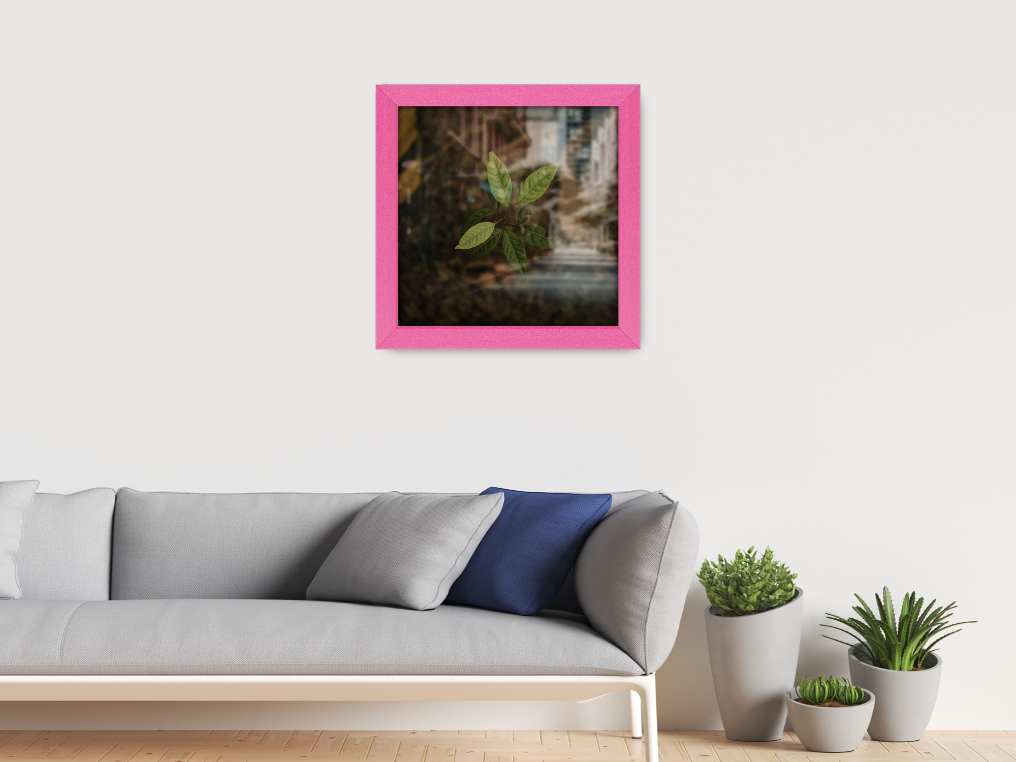 ( 80 x 80 CM ) / 32 x 32 Inch  |  Frames - MDF
 -  [ Pink ]