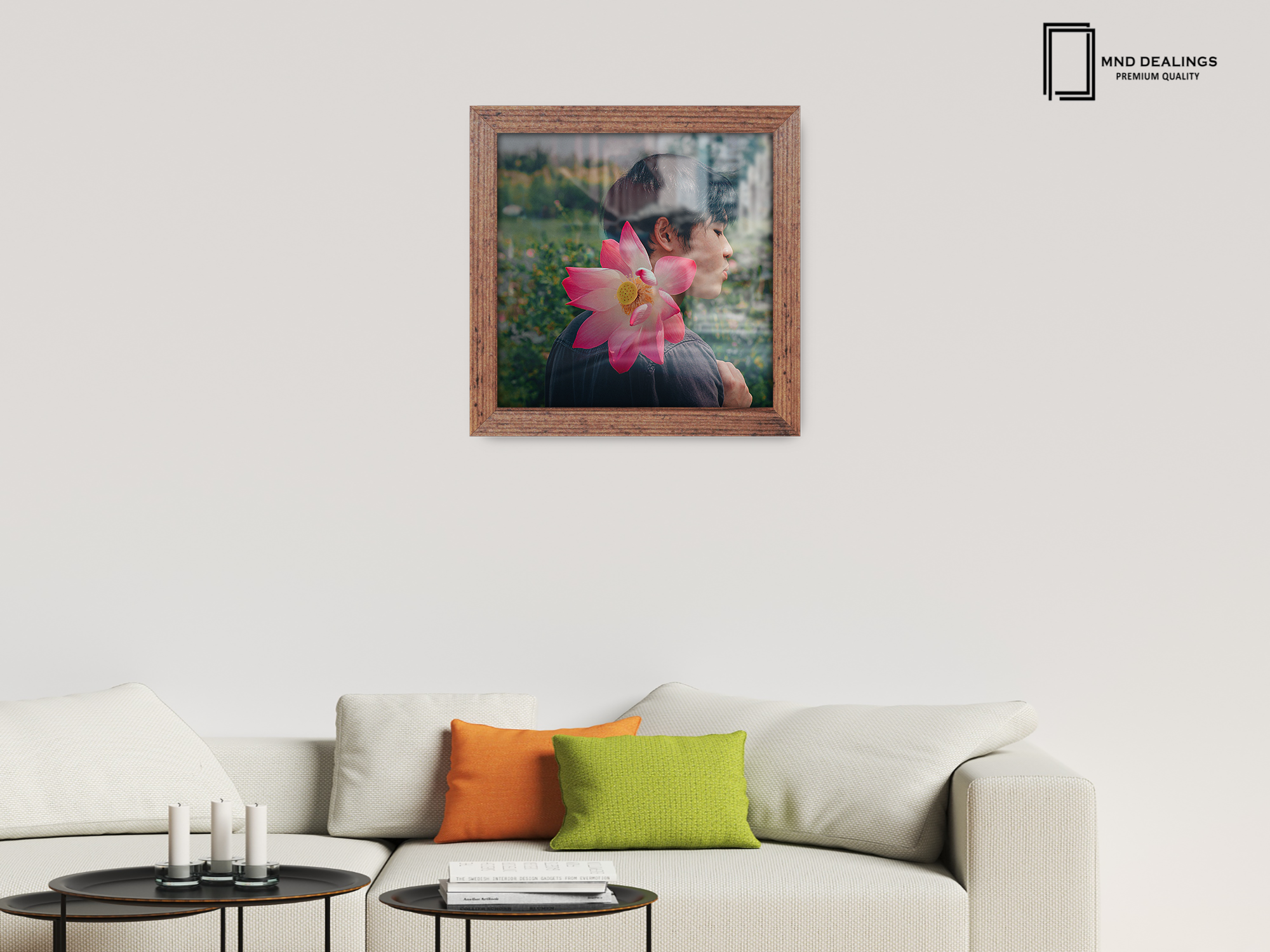 ( 80 x 80 CM ) / 32 x 32 Inch  |  Art Frames - MDF
 -  [ Rustic ]