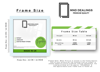 ( 80 x 80 CM ) / 32 x 32 Inch Poster Frames - MDF