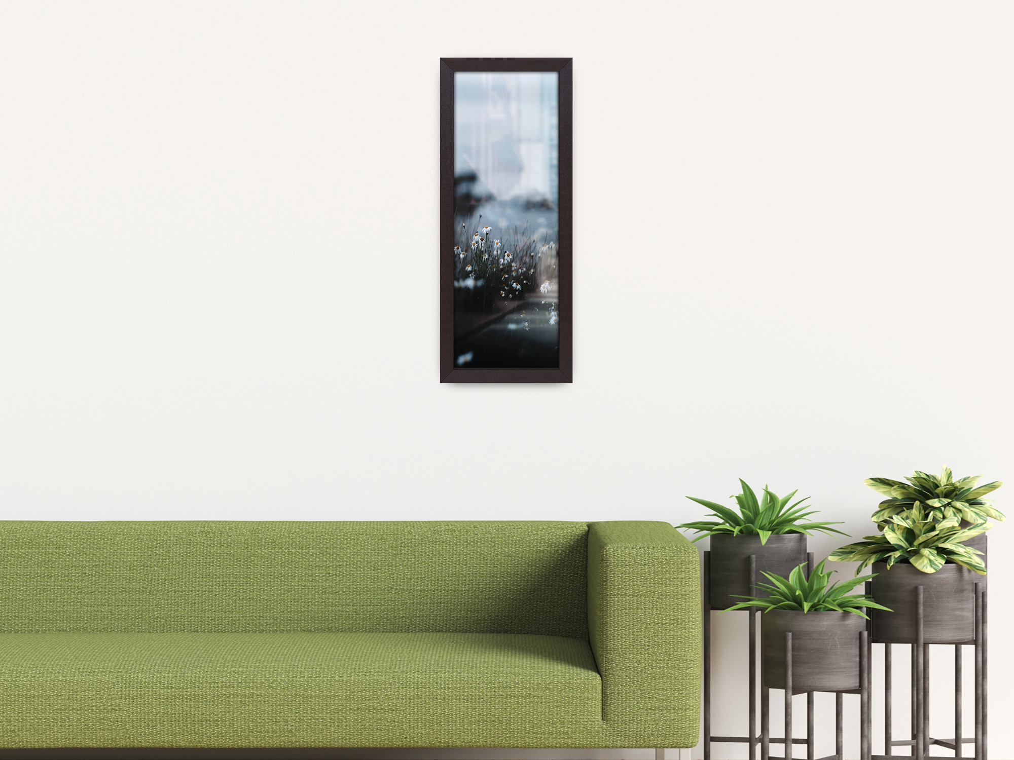 ( 90 x 30 CM ) / 36 x 12 Inch | Poster Frames - MDF
 -  [ Mahogany ]