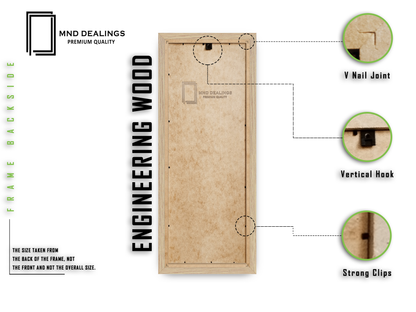 ( 90 x 30 CM ) / 36 x 12 Inch Display Frame - MDF