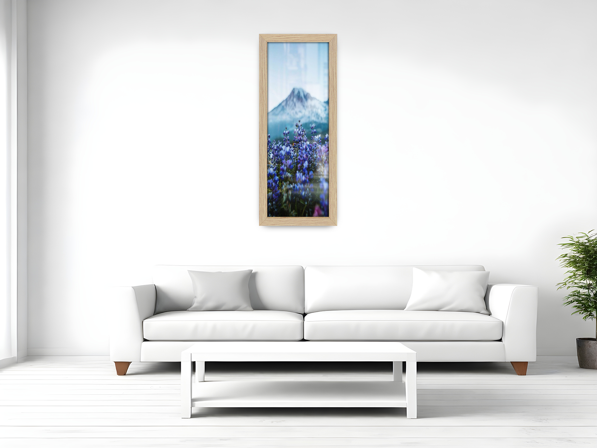 ( 90 x 30 CM ) / 36 x 12 Inch | Poster Frames - MDF
 -  [ Oak ]