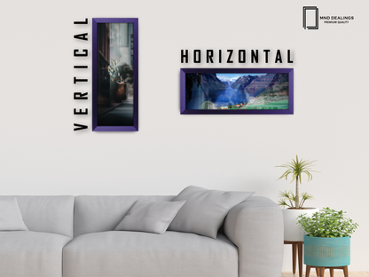 ( 90 x 30 CM ) / 36 x 12 Inch | Frames - MDF
 -  [ Purple ]