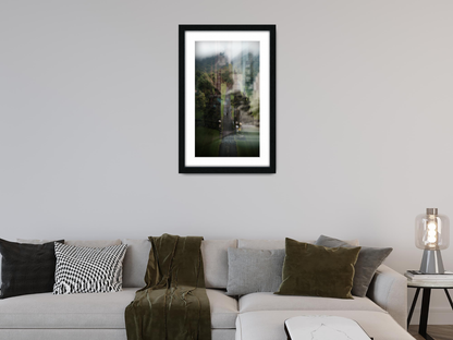 ( 90 x 70 cm ) / 36 x 28 Inch with A1-(59.40 x 84.10 cm) White Mount Photo Frames - MDF