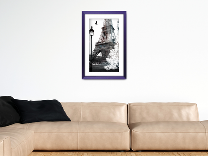 ( 90 x 70 cm ) / 36 x 28 Inch with A1-(59.40 x 84.10 cm) White Mount Photo Frames - MDF
