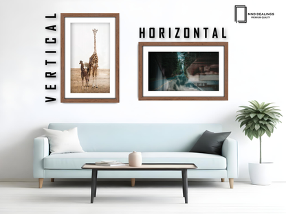 ( 90 x 70 cm ) / 36 x 28 Inch with A1-(59.40 x 84.10 cm) White Mount Photo Frames - MDF