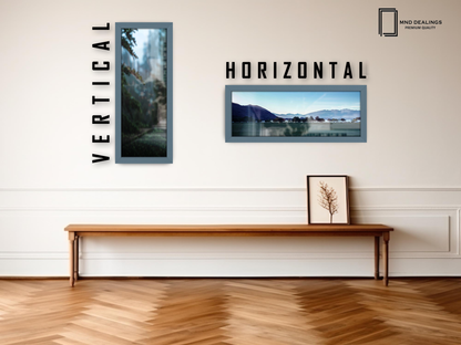 ( 95 x 33 CM ) / 38 x 13 Inch | Frames - MDF
 -  [ Dark Grey ]