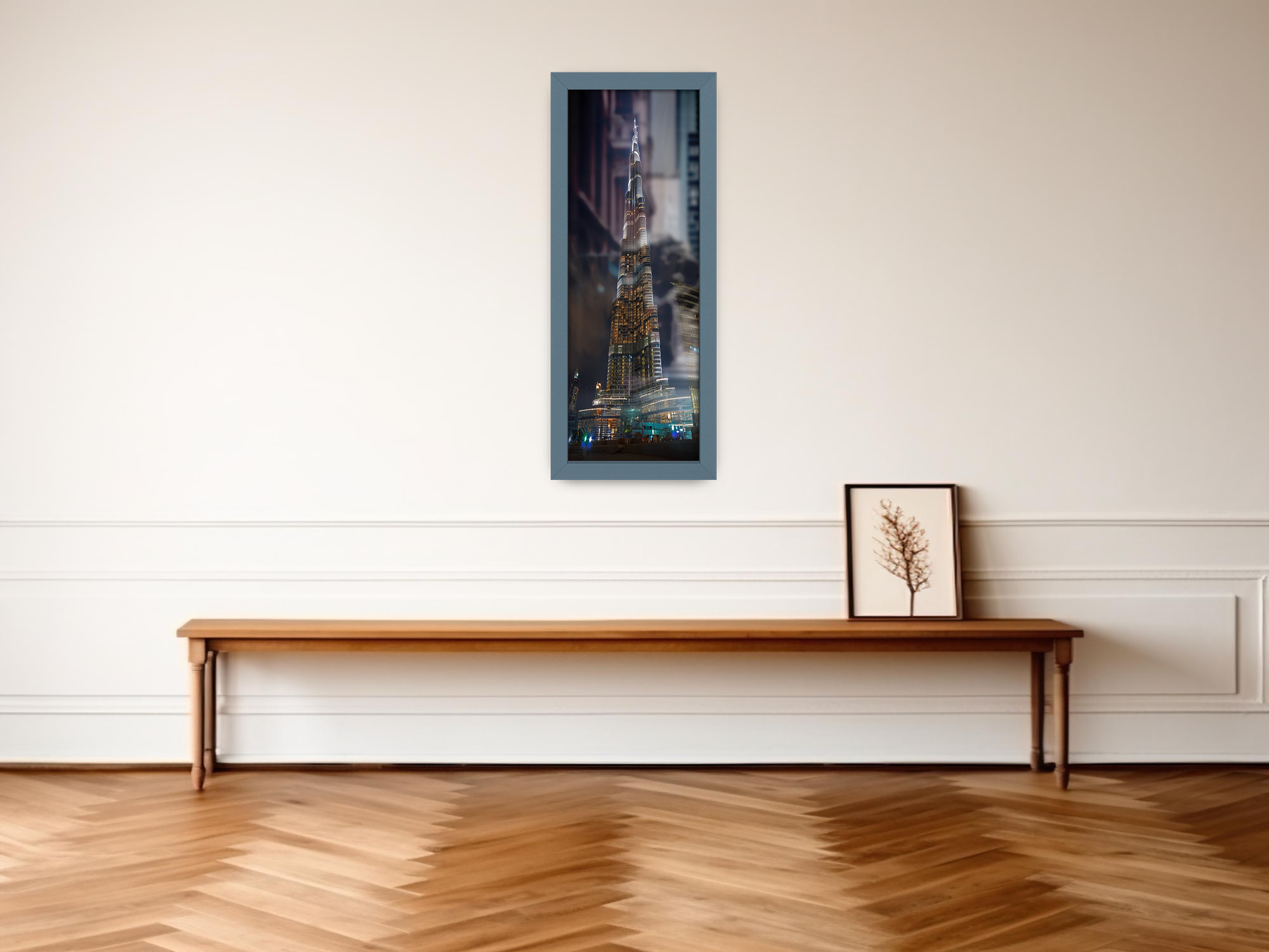 ( 95 x 33 CM ) / 38 x 13 Inch | Frames - MDF
 -  [ Dark Grey ]