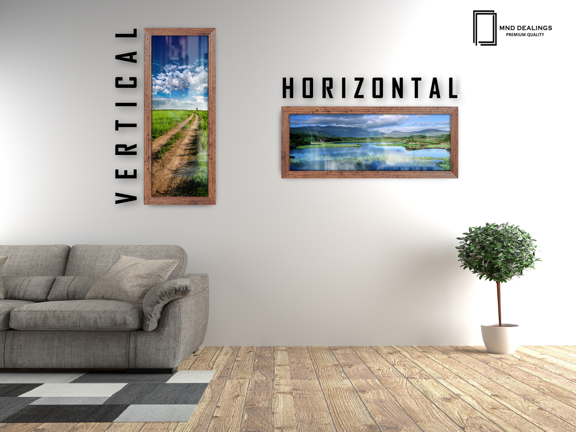 ( 95 x 33 CM ) / 38 x 13 Inch | Certificate Frames - MDF
 -  [ Rustic ]