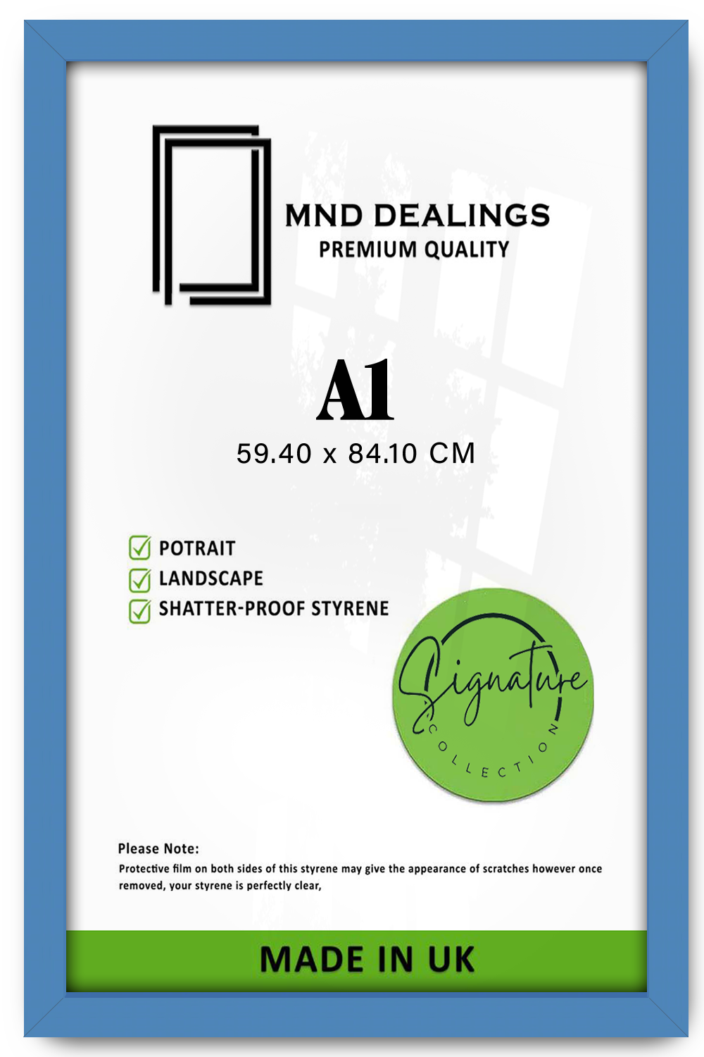 A1 ( 59.40 x 84.10 CM ) / 33 x 23 Inch Display Frame - MDF