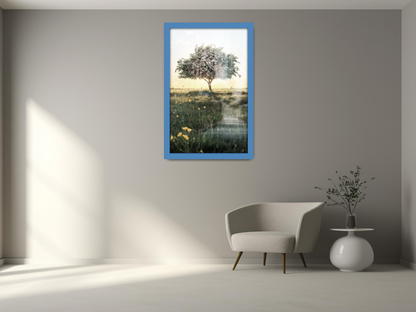 A1 ( 59.40 x 84.10 CM ) / 33 x 23 Inch  |  Certificate Frames - MDF
 -  [ Blue ]