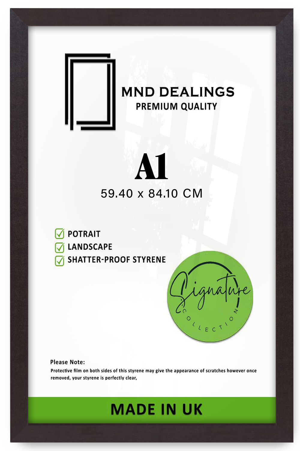 A1 ( 59.40 x 84.10 CM ) / 33 x 23 Inch Display Frame - MDF