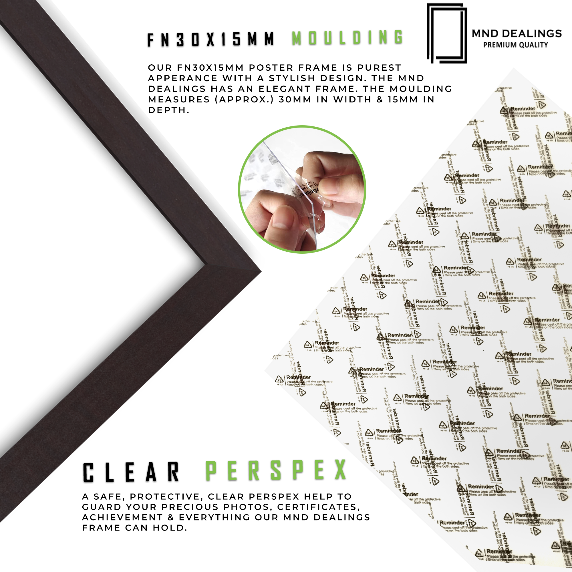 A1 ( 59.40 x 84.10 CM ) / 33 x 23 Inch Display Frame - MDF