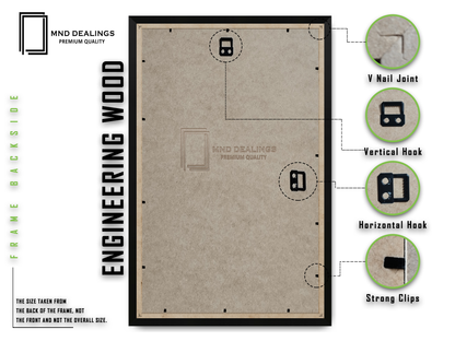 A1 ( 59.40 x 84.10 CM ) / 33 x 23 Inch Display Frame - MDF