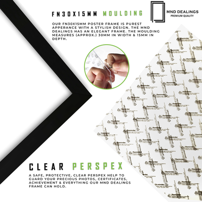 A1 ( 59.40 x 84.10 CM ) / 33 x 23 Inch Display Frame - MDF