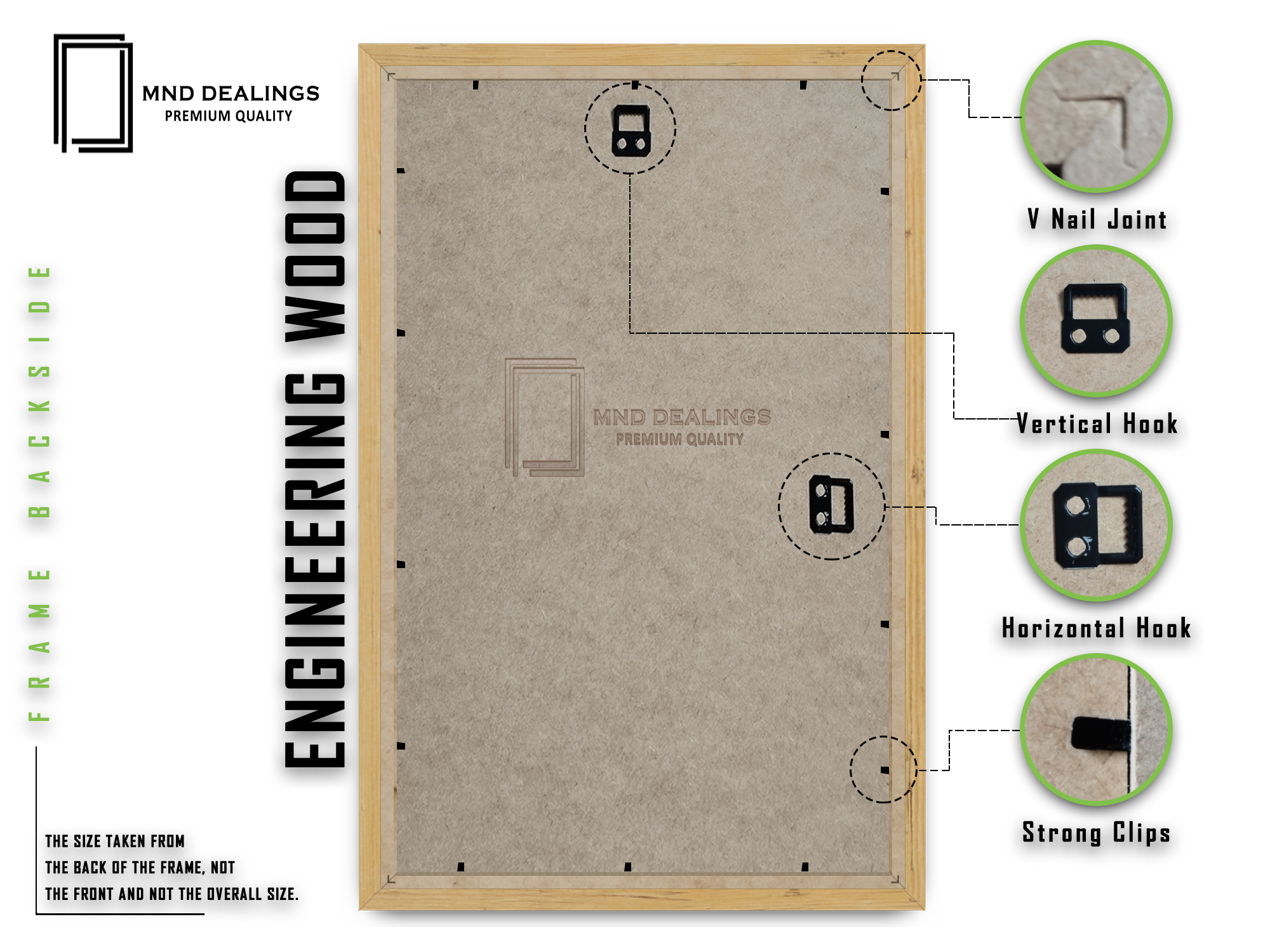 A1 ( 59.40 x 84.10 CM ) / 33 x 23 Inch Display Frame - MDF
