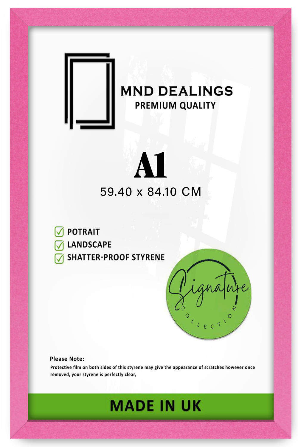 A1 ( 59.40 x 84.10 CM ) / 33 x 23 Inch Display Frame - MDF