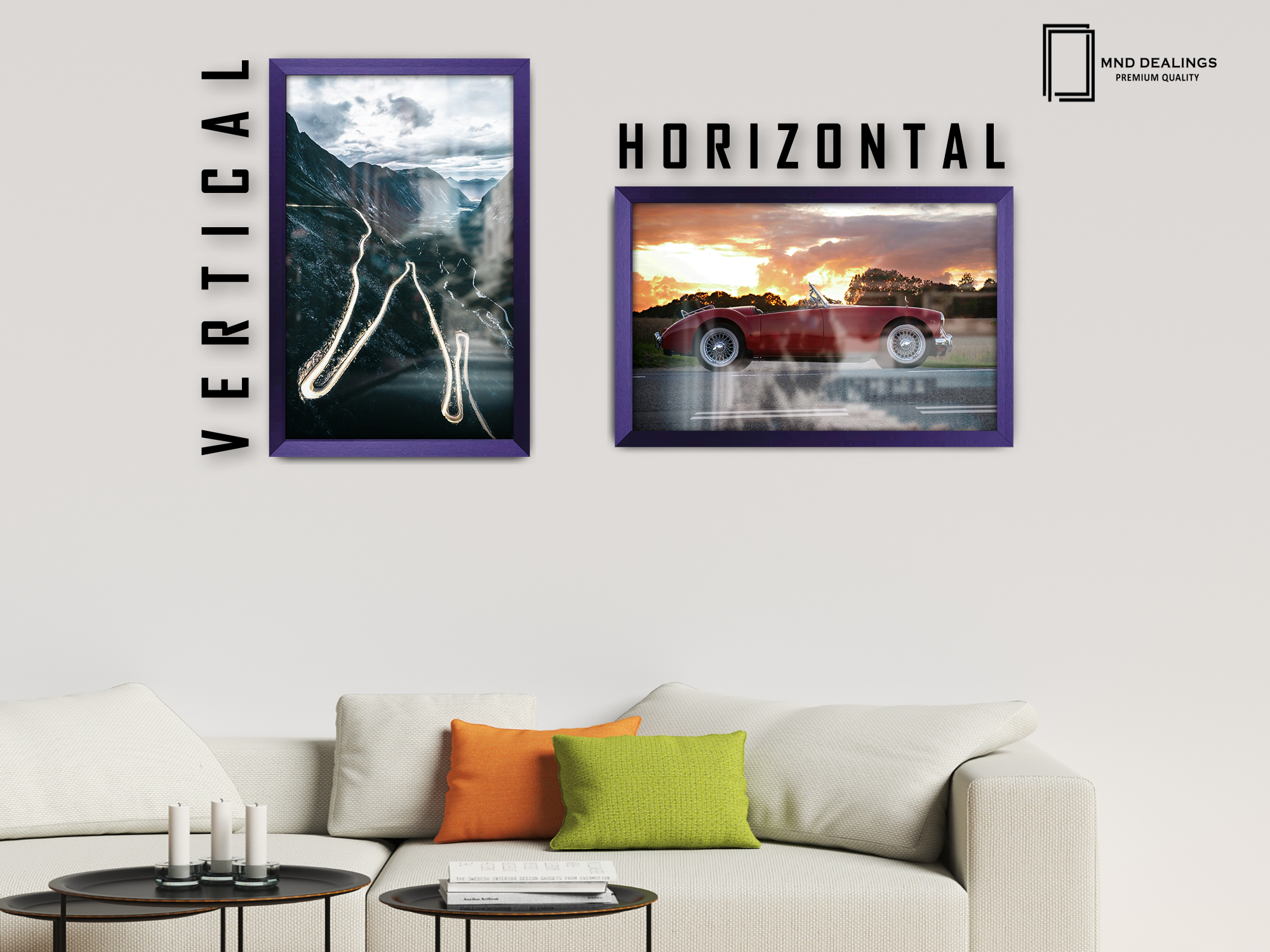 A1 ( 59.40 x 84.10 CM ) / 33 x 23 Inch Display Frame - MDF