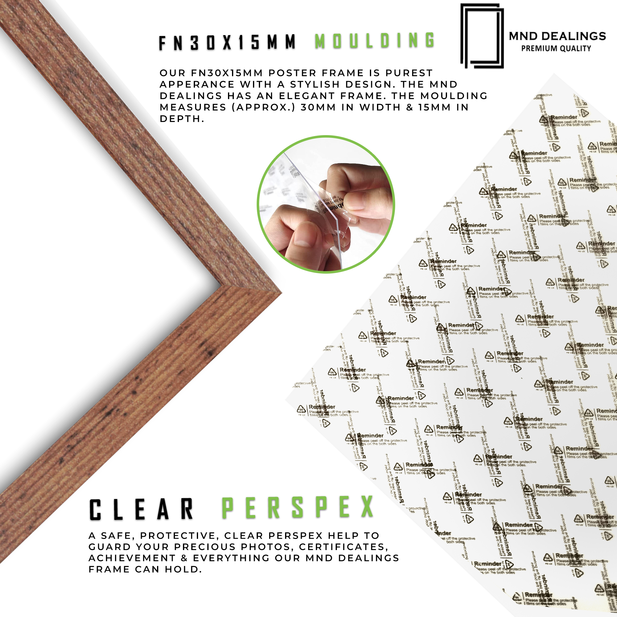 A1 ( 59.40 x 84.10 CM ) / 33 x 23 Inch Display Frame - MDF