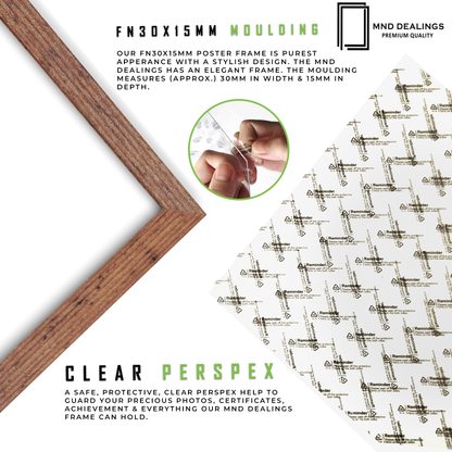 A1 ( 59.40 x 84.10 CM ) / 33 x 23 Inch Display Frame - MDF