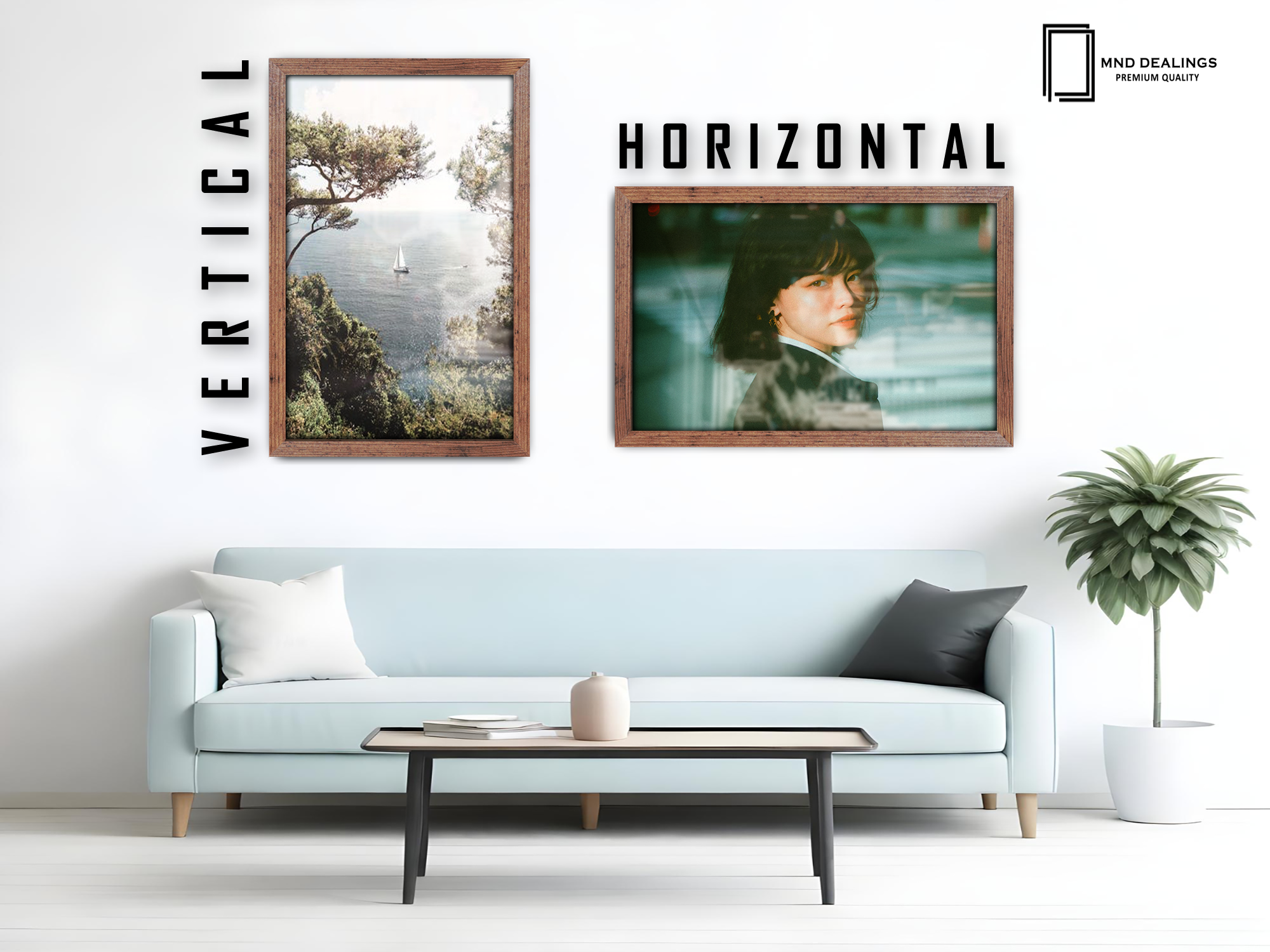 A1 ( 59.40 x 84.10 CM ) / 33 x 23 Inch  |  Display Frame - MDF
 -  [ Rustic ]
