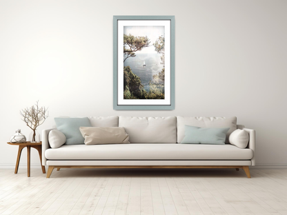 A1 ( 59.40 x 84.10 cm ) / 33 x 23 Inch with A2-(41.90 x 59.40 cm) White Mount Frames - MDF