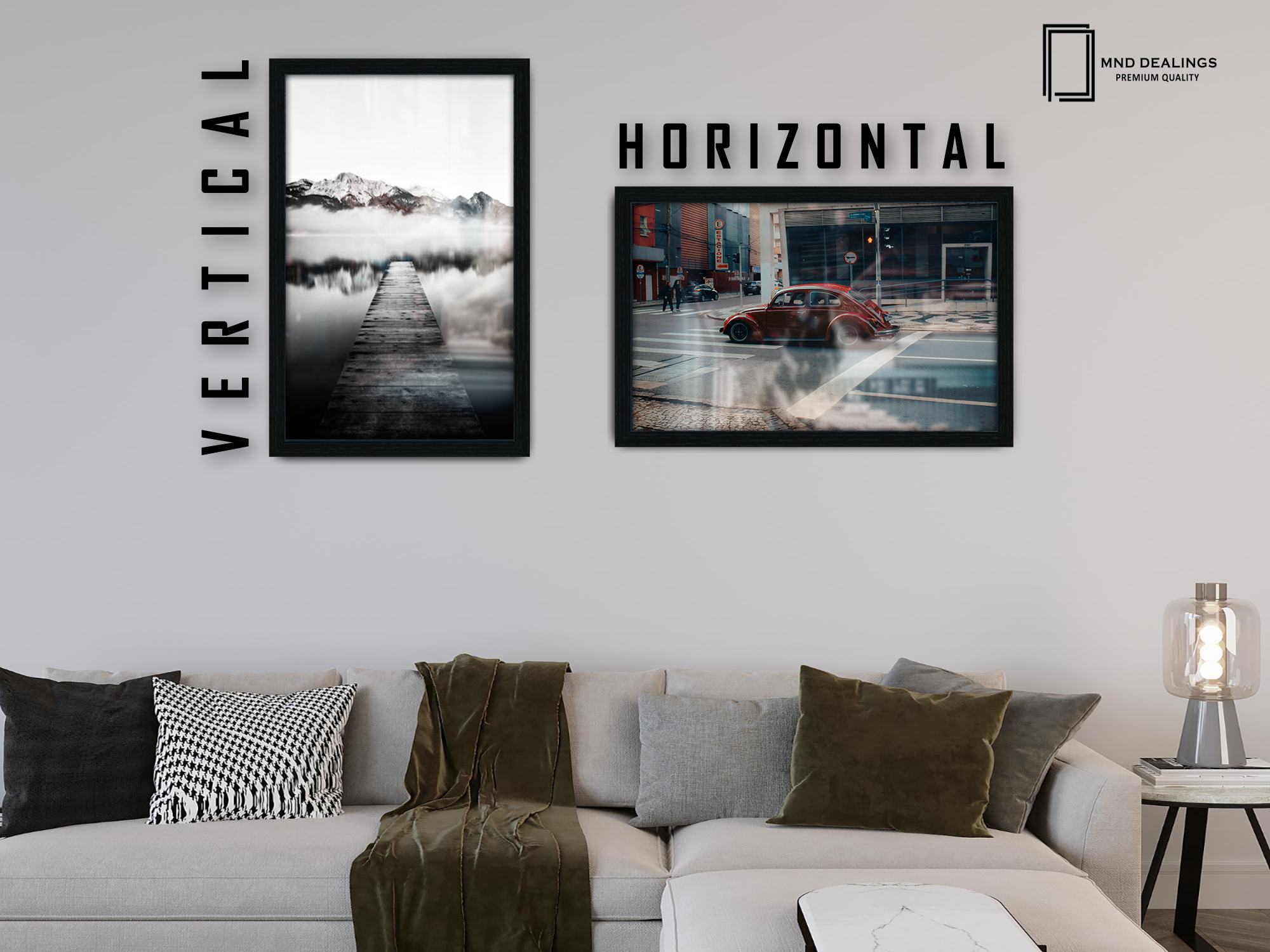 A2 ( 41.90 x 59.40 CM ) / 23 x 16 Inch  |  Frames - MDF
 -  [ Black ]