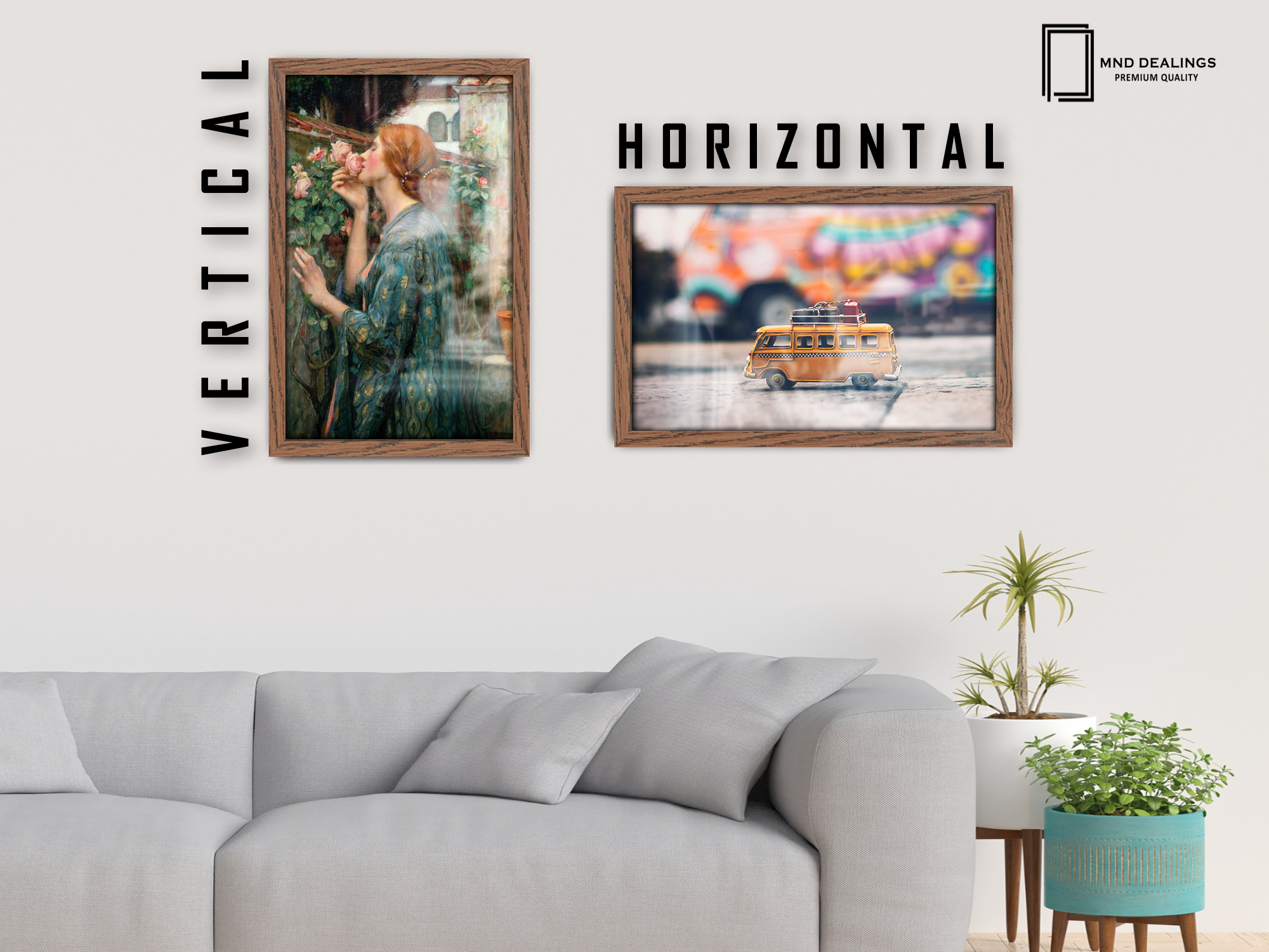 A2 ( 41.90 x 59.40 CM ) / 23 x 16 Inch  |  Certificate Frames - MDF
 -  [ Dark Oak ]