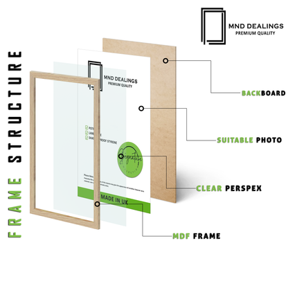 A2 ( 41.90 x 59.40 CM ) / 23 x 16 Inch Art Frames - MDF