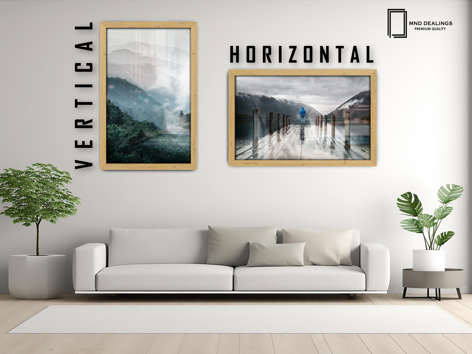 A2 ( 41.90 x 59.40 CM ) / 23 x 16 Inch  |  Frames - MDF
 -  [ Pine ]